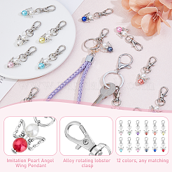 Acrylic & Alloy Pendant Decoration&nbsp;HJEW-DC00005