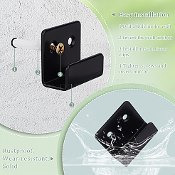 10Pcs Iron Wall Mounted Hook Hangers for Ceramic Tiles&nbsp;AJEW-GA0006-81