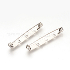 Non-Tarnish 304 Stainless Steel Pin Brooch Back Bar Findings&nbsp;STAS-Q184-04D