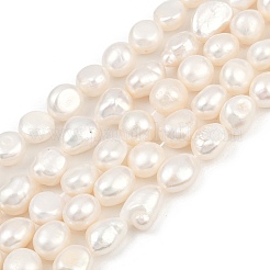 Natural Cultured Freshwater Pearl Beads Strands&nbsp;PEAR-P064-20L-05A