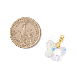 AB Color Plated Glass Pendants&nbsp;PALLOY-JF04594-01