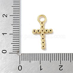 Rack Plating Brass Micro Pave Cubic Zirconia Pendants&nbsp;KK-G515-37G