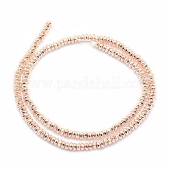Electroplate Non-magnetic Synthetic Hematite Beads Strands&nbsp;G-L485-06A-LRG
