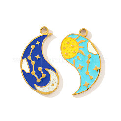 304 Stainless Steel Enamel Pendants&nbsp;STAS-OY003-25G