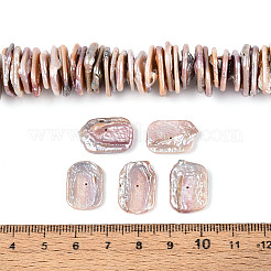 Natural Baroque Keshi Pearl Beads Strands&nbsp;PEAR-S018-05D-01