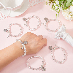 3Pcs 304 Stainless Steel Charm Bracelets&nbsp;BJEW-PH01939