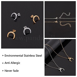 304 Stainless Steel Jeweley Sets&nbsp;SJEW-UN0001-02