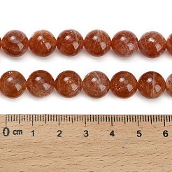 Natural Sunstone Beads Strands&nbsp;G-L631-A04-10mm