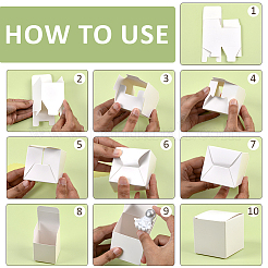 100Pcs Cardboard Paper Packaging Boxes&nbsp;CON-PH0003-67