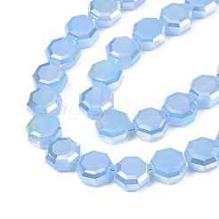 Electroplate Glass Beads Strands&nbsp;EGLA-N002-27-E02