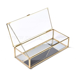 Rectangle Transparent Glass Jewellery Chest&nbsp;CON-I010-01G