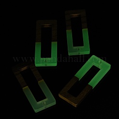 Luminous Glow in the Dark Wood & Resin Pendant&nbsp;WOOD-H104-18