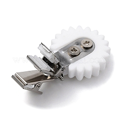 Resin Badge Holder Clips&nbsp;JEWB-BR00142-01