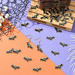 40Pcs Light Gold Plated Alloy Pendants&nbsp;ENAM-SC0006-89