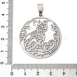 201 Stainless Steel Pendants&nbsp;STAS-Q341-24P