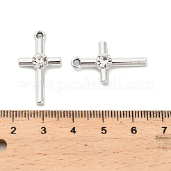 Alloy Rhinestone Pendants&nbsp;FIND-I043-09P