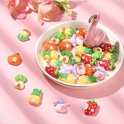 30Pcs Opaque Resin Imitation Food Cabochons&nbsp;CRES-CJ0001-59