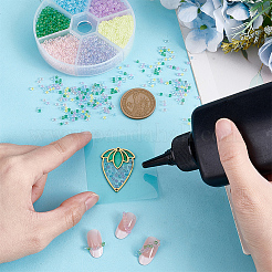 5040Pcs 6 Colors Luminous Bubble Micro Beads&nbsp;SEED-PH0002-66