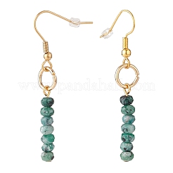 Dyed Natural Malaysia Jade Beads Dangle Earrings&nbsp;EJEW-JE04709-01
