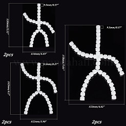 6Pcs 3 Style  Plastic Action Figure Movable Skeleton&nbsp;DIY-PH0007-69