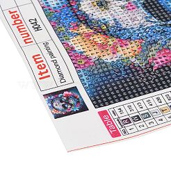 DIY Halloween Skull Theme Diamond Painting Kit&nbsp;DIY-XCP0003-67