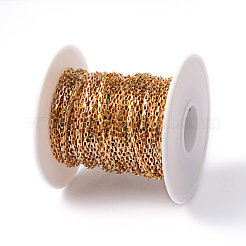 Ion Plating(IP) 304 Stainless Steel Box Chains&nbsp;CHS-L014-02G