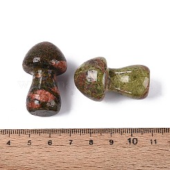 Natural Unakite Mushroom Display Decorations&nbsp;G-Q602-03J