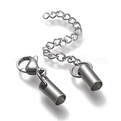 Tarnish Resistant 304 Stainless Steel Curb Chain Extender&nbsp;STAS-K195-29P-04