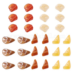 100G 5 Colors Acrylic Imitation Gemstone Beads&nbsp;OACR-TA0002-85