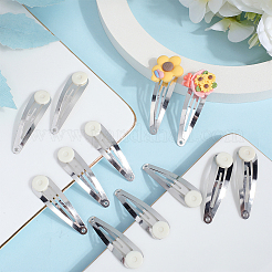 70Pcs Alloy Snap Hair Clip Finding&nbsp;AJEW-SC0003-36