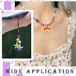 7Pcs 7 Colors Handmade Lampwork Pendants&nbsp;LAMP-CJ0002-75
