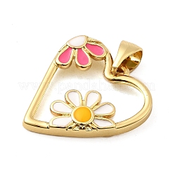Brass Enamel Pendants&nbsp;KK-A268-31G