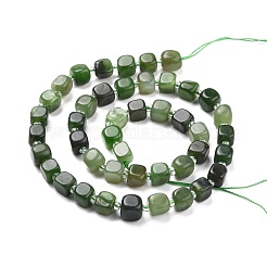 Natural Green Jasper Beads Strands&nbsp;G-K323-03
