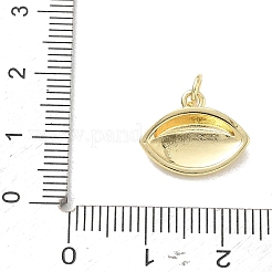 Brass Enamel Pendants&nbsp;KK-CBA3F25-04G-03