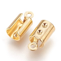 304 Stainless Steel Folding Crimp Ends&nbsp;STAS-P207-04G-A
