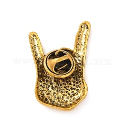 Tibetan Style Gesture Alloy  Brooches&nbsp;JEWB-C030-02AG