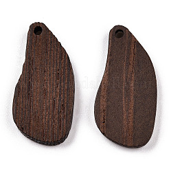 Natural Wenge Wood Pendants&nbsp;WOOD-T023-87