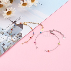 Stainless Steel Satellite Chain Bracelet Making Sets&nbsp;AJEW-JB00938