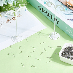 900Pcs 304 Stainless Steel Stud Earring Findings&nbsp;STAS-SC0010-28