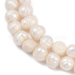 Natural Cultured Freshwater Pearl Beads Strands&nbsp;PEAR-I007-07Z-08C