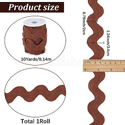10 Yards Polyester Lace Ribbon&nbsp;OCOR-GF0005-95B