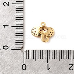 Brass Micro Pave Cubic Zirconia Charms&nbsp;KK-C117-03B-G