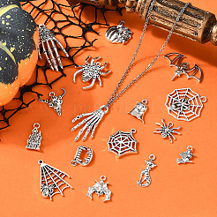 Halloween Theme Tibetan Style Alloy Pendants&nbsp;FIND-SP0004-39