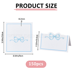 150Pcs Rectangle Paper Table Place Cards&nbsp;AJEW-FH0006-93B