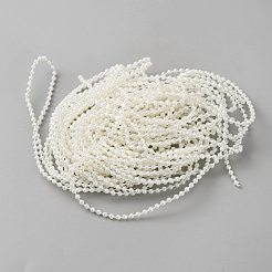 ABS Plaastic Pearl Ball Chains&nbsp;AJEW-WH20130-65