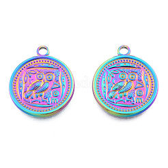 Ion Plating(IP) 201 Stainless Steel Pendants&nbsp;STAS-N098-264M