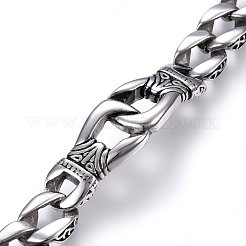 304 Stainless Steel Bracelets&nbsp;BJEW-L631-23AS