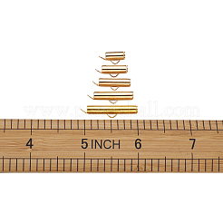 Brass Slide On End Clasp Tubes&nbsp;KK-TA0007-29G