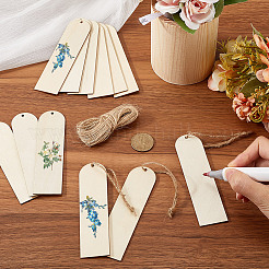 DIY Wood Bookmarks Making Kits&nbsp;WOOD-SP0001-21A