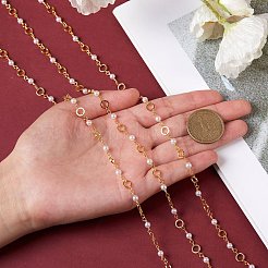 Brass Handmade Beaded Chain&nbsp;CHC-SZ0001-21